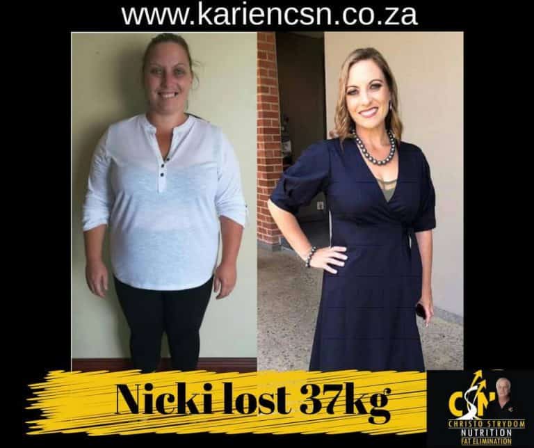 nicci lost 37kg