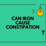 can iron cause constipation