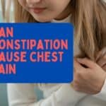 can constipation cause chest pain