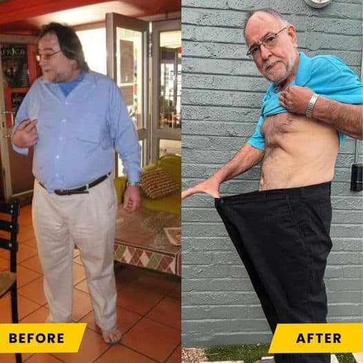 Nico Grobbelaar CSN diet result — lost weight on the CSN programme with Karien Nel