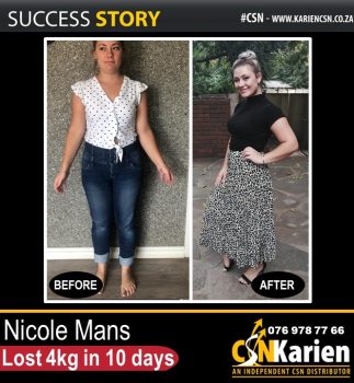 Nicole Mans 𝐥𝐨𝐬𝐭 4𝐤𝐠 in 10 days 𝐰𝐢𝐭𝐡 𝐂𝐒𝐍!